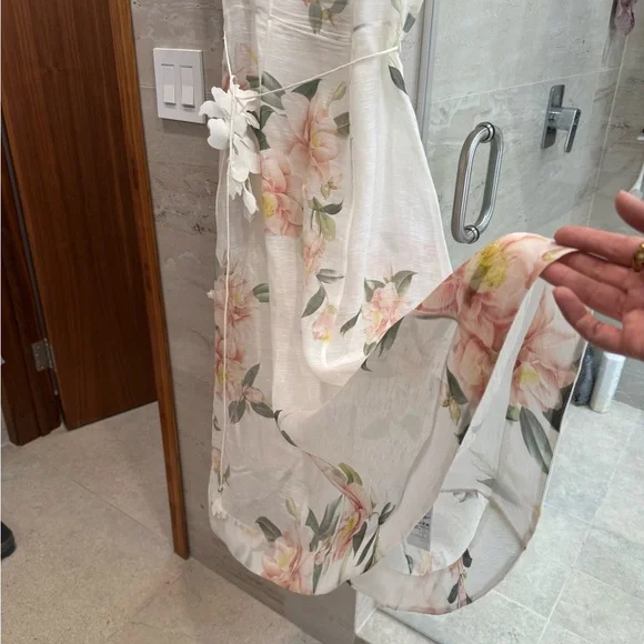 Zimmermann liftoff flower midi dress - Picture 8 of 15